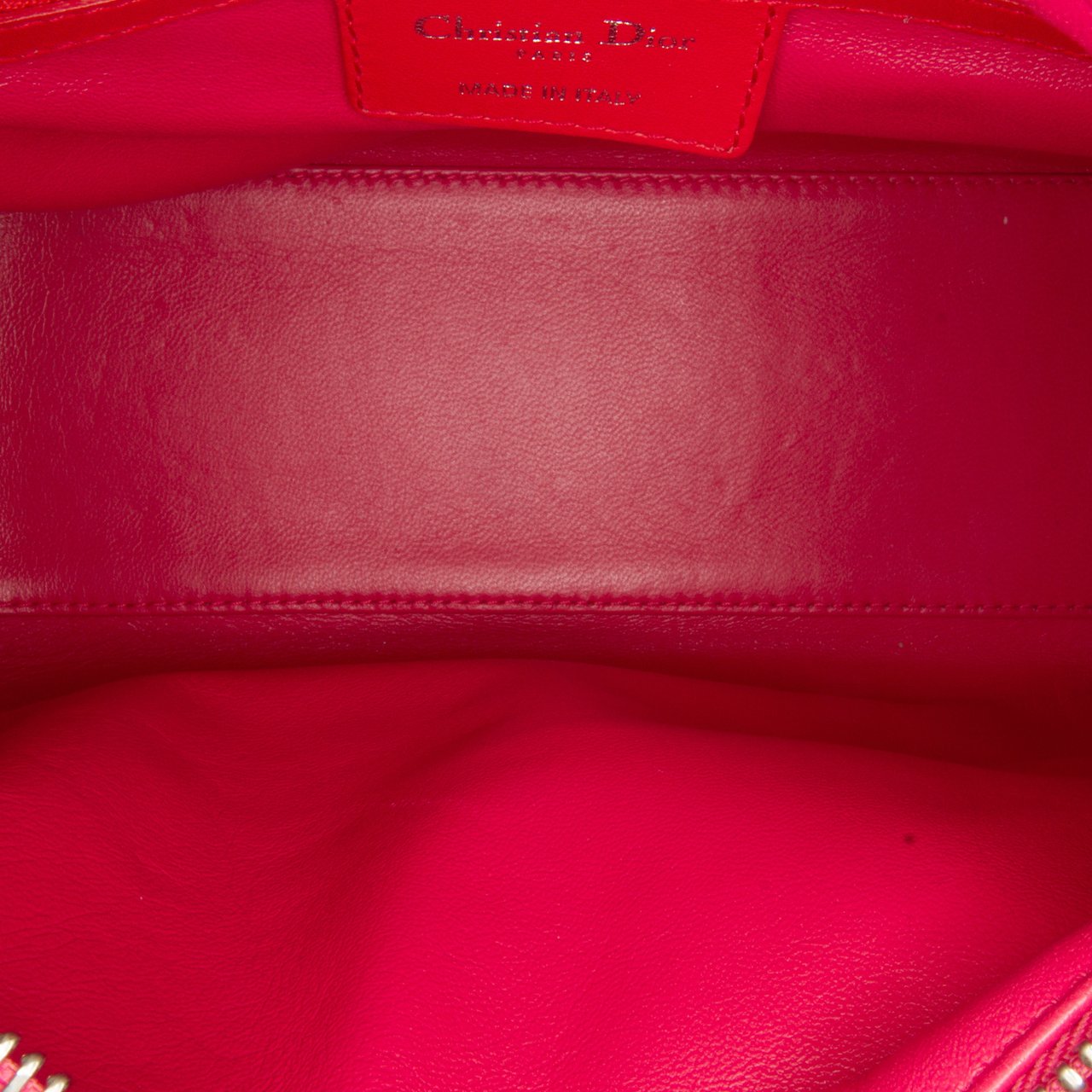 Dior Medium Bicolor Lambskin Cannage Lady Dior Oranje