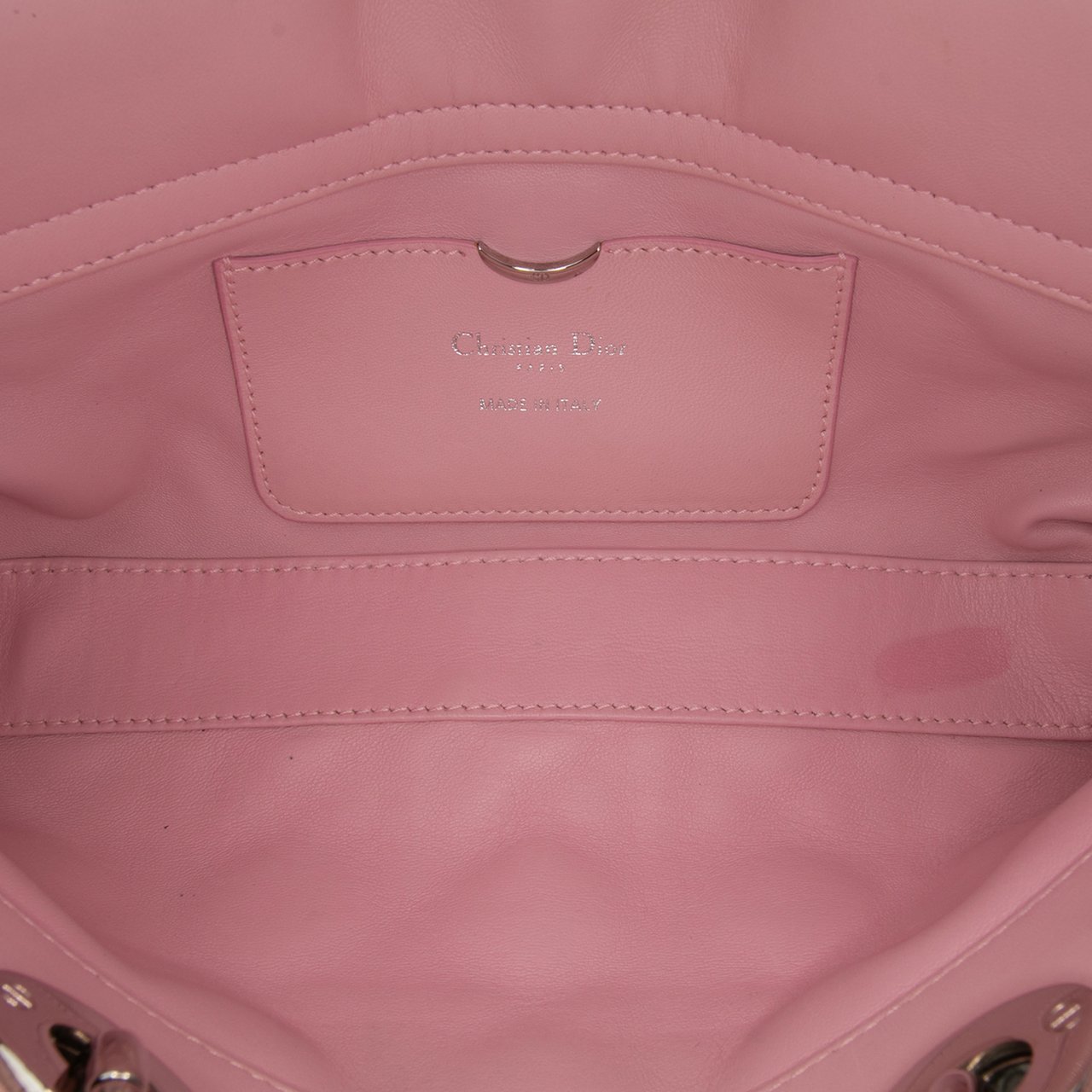 Dior Medium Lambskin Cannage Lady D Joy Roze