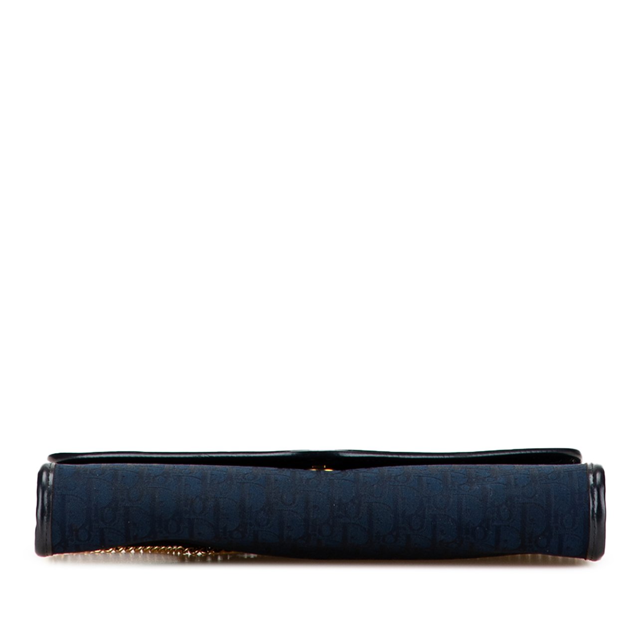 Dior Oblique Canvas Chain Shoulder Bag Blauw