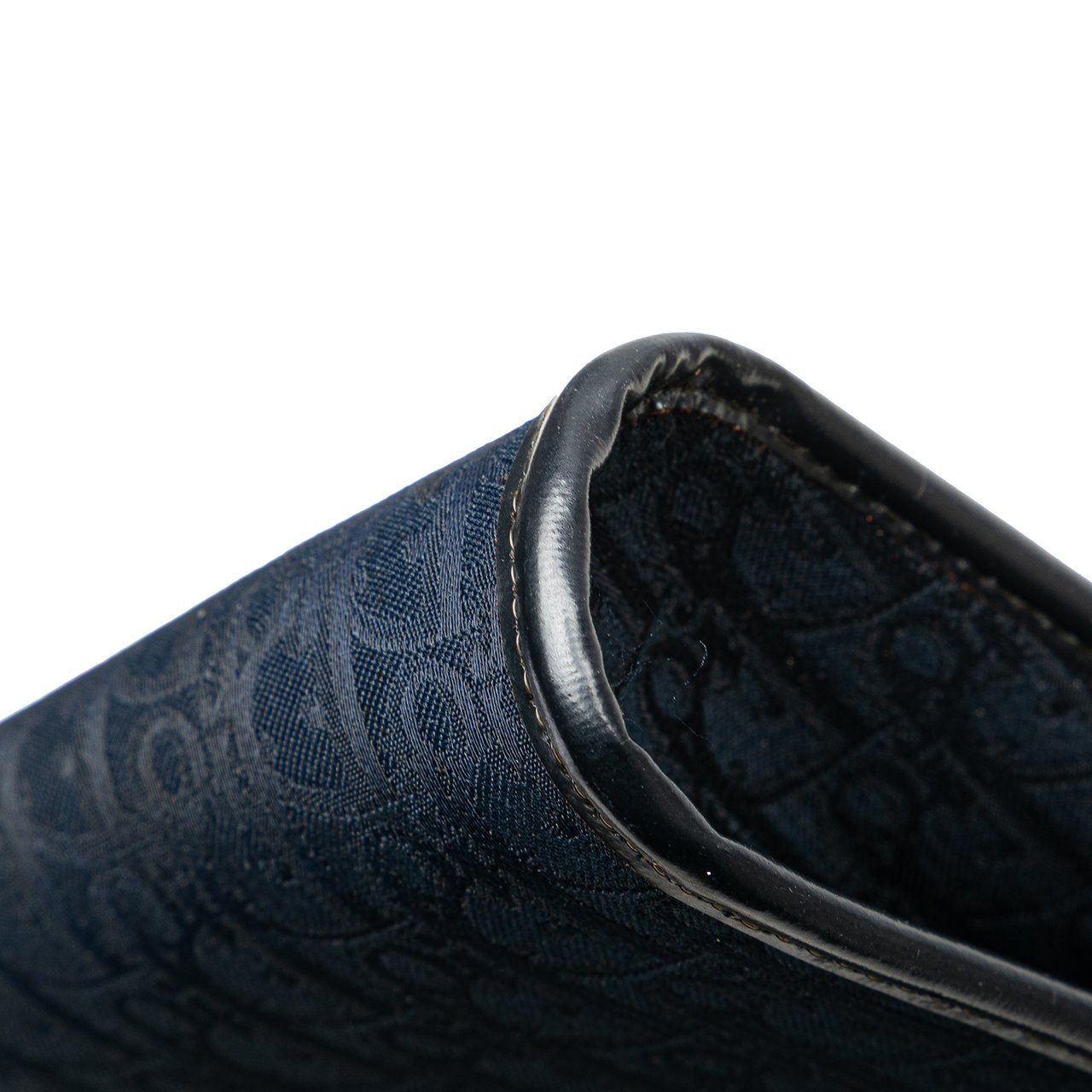 Dior Oblique Canvas Chain Shoulder Bag Blauw