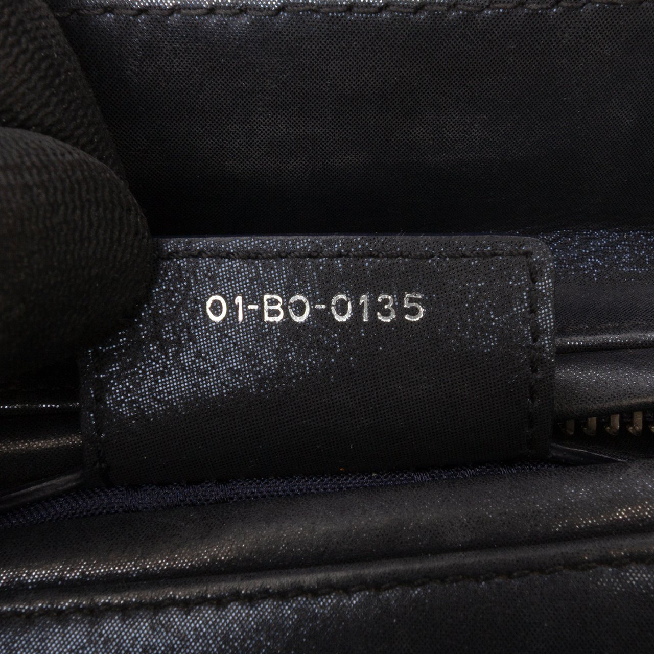 Dior Medium Iridescent Lambskin Cannage Lady Dior Zwart