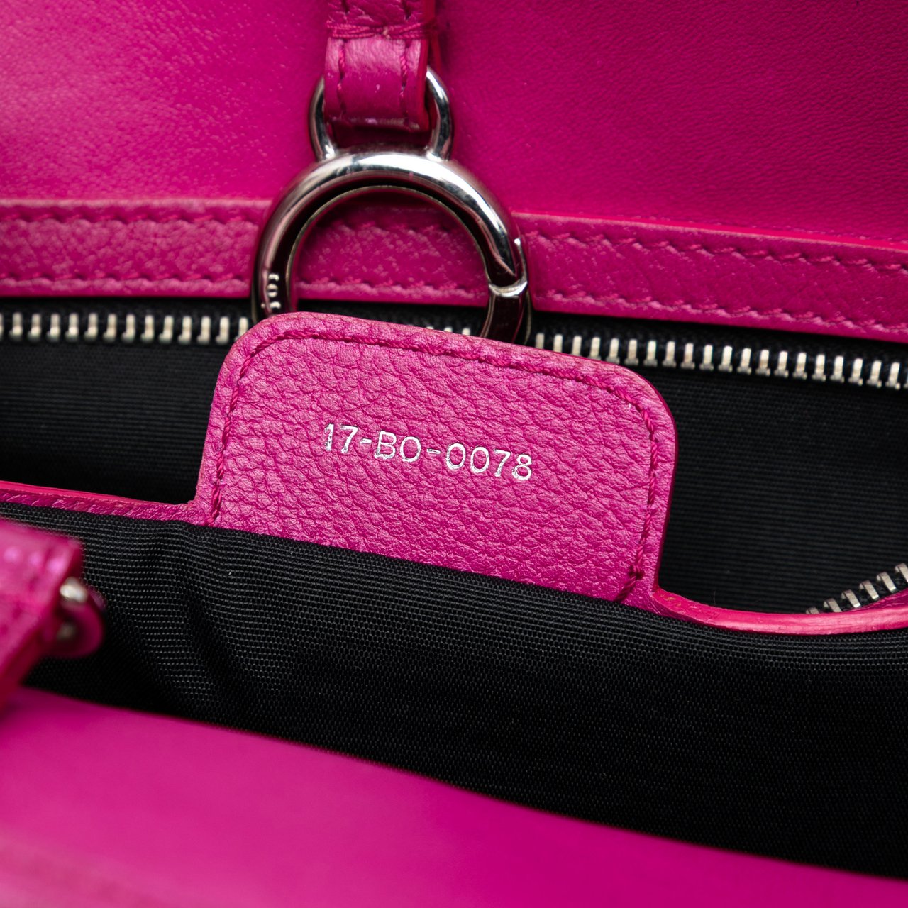 Dior Medium Leather 61 Hobo Roze