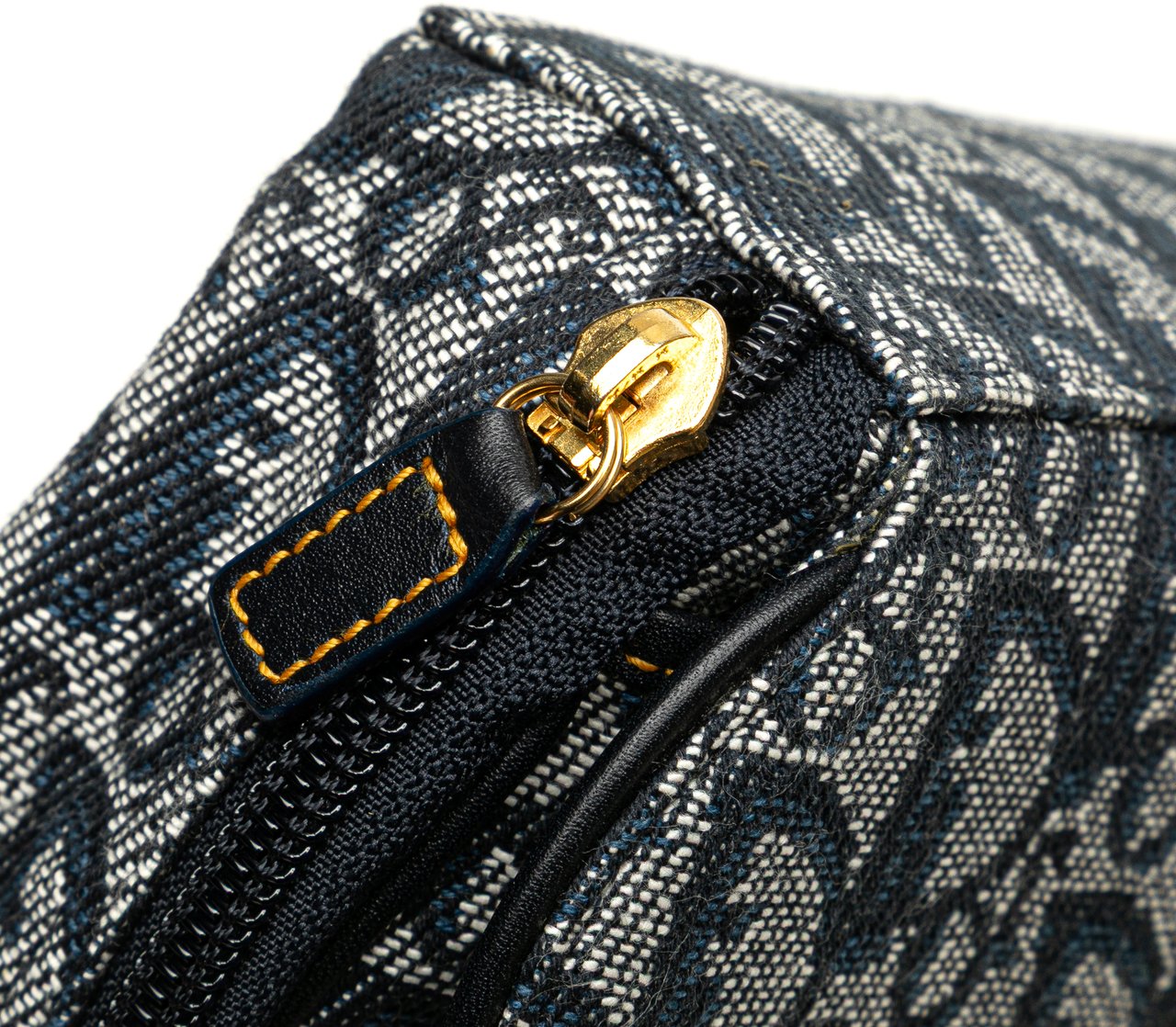 Dior Diorissimo Canvas Saddle Pouch Blauw