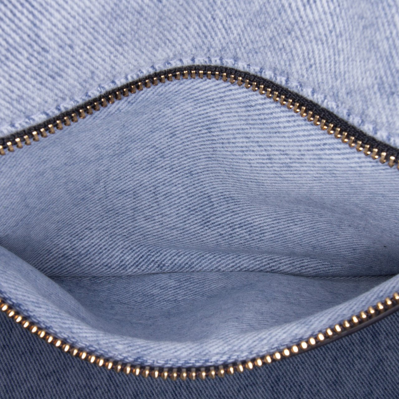 Dior Medium Denim Macrocannage Caro Bag Blauw