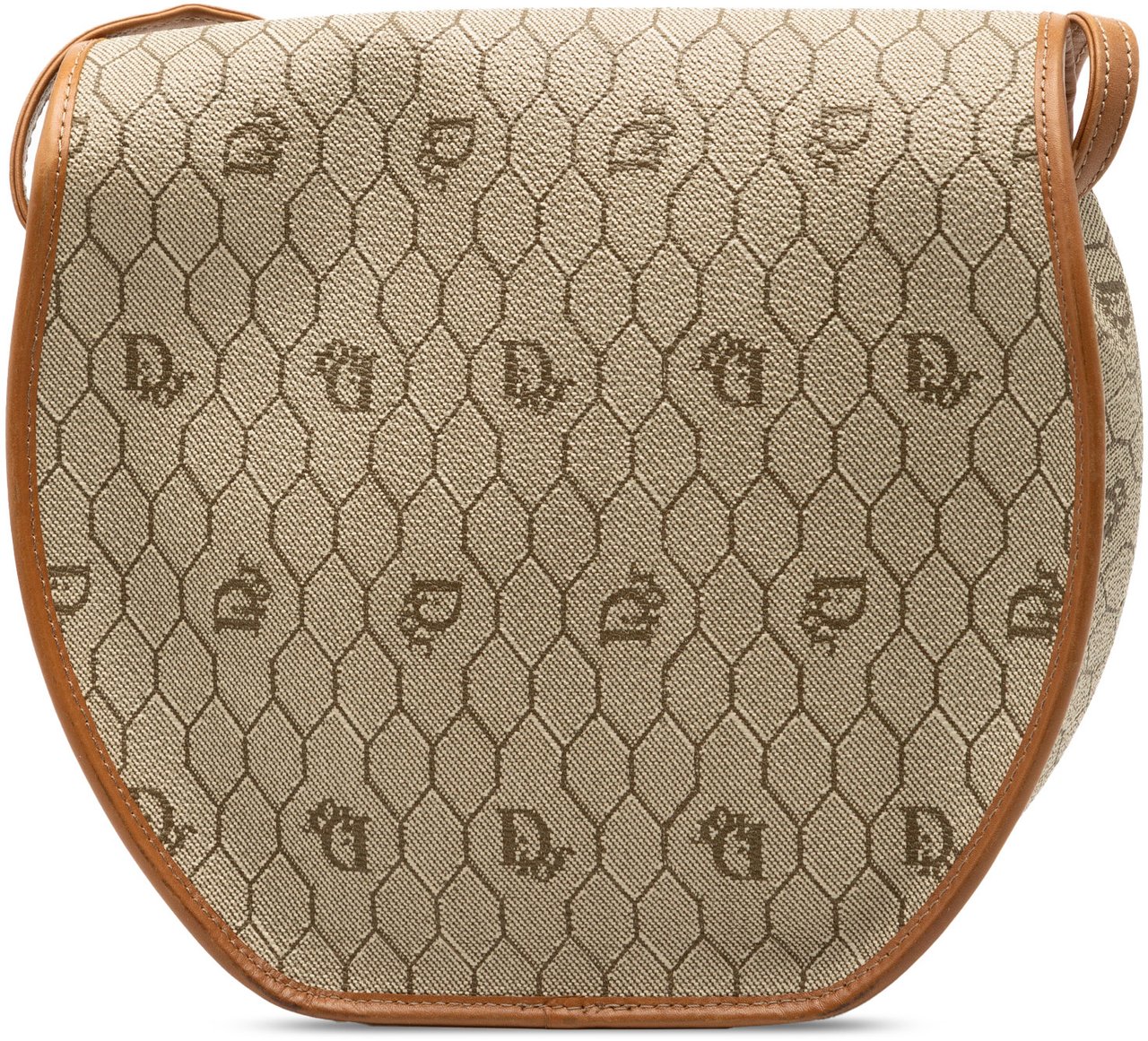 Dior Honeycomb Canvas Crossbody Bruin
