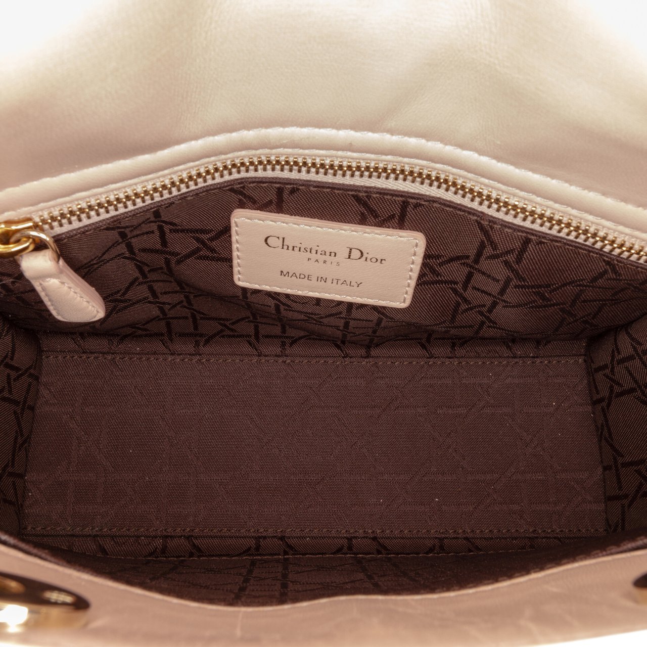 Dior Small Lambskin Cannage My ABCDior Lady Dior Roze