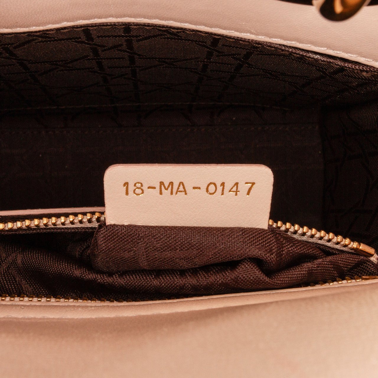 Dior Small Lambskin Cannage My ABCDior Lady Dior Roze