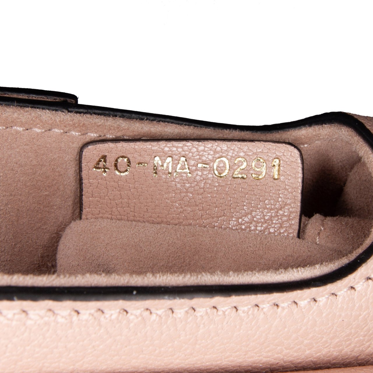 Dior Micro Goatskin Saddle Bruin