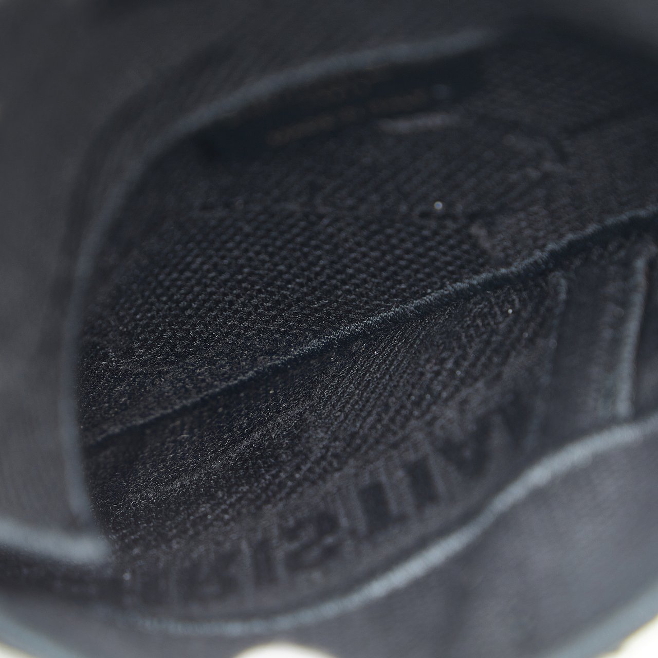 Dior Embroidered Canvas Camouflage Saddle Belt Bag Zwart