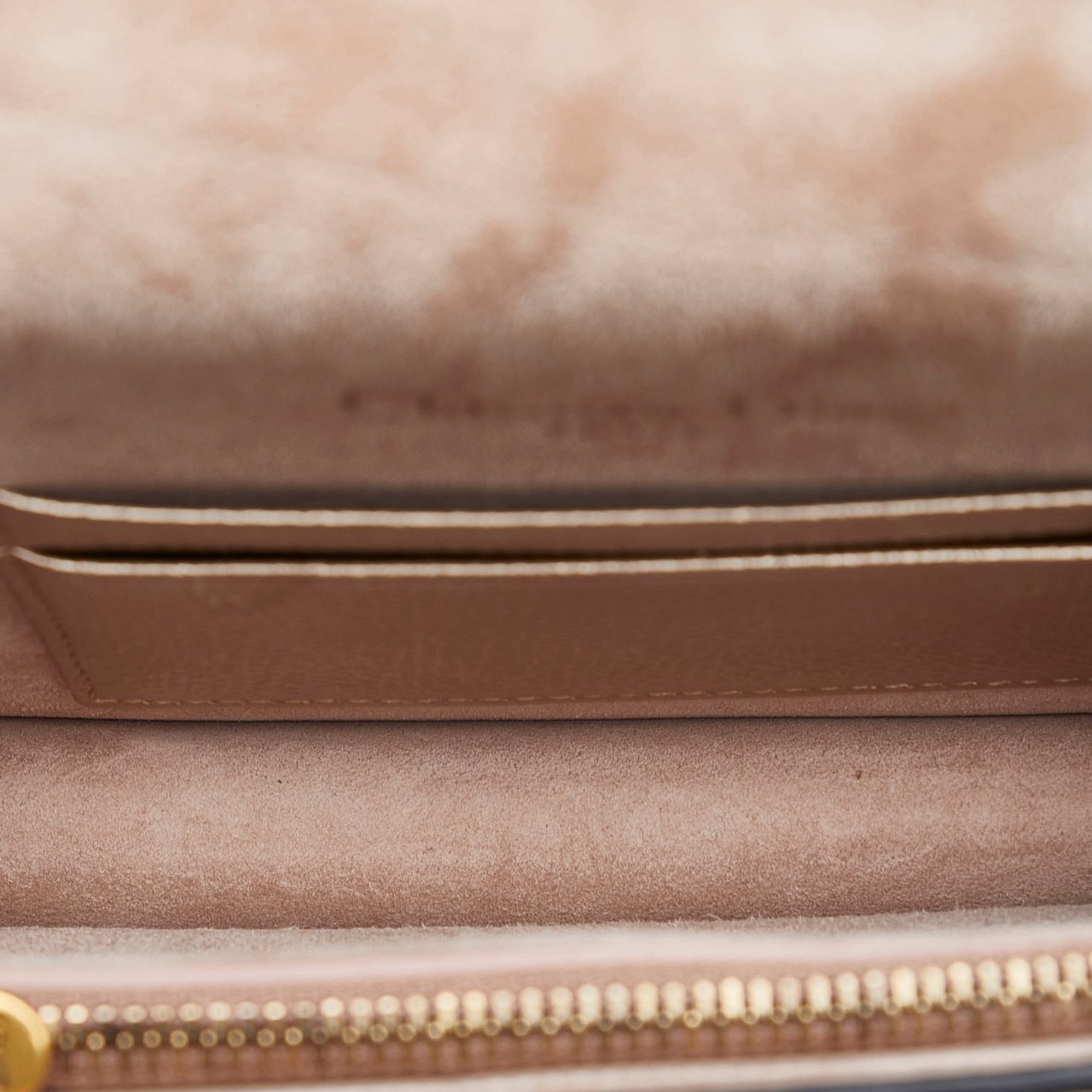 Dior Leather Saddle Belt Pouch Goud