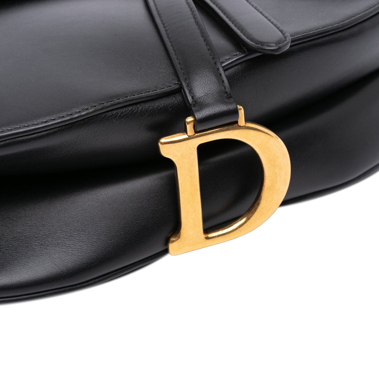 Dior Smooth Calfskin Saddle Bag Zwart