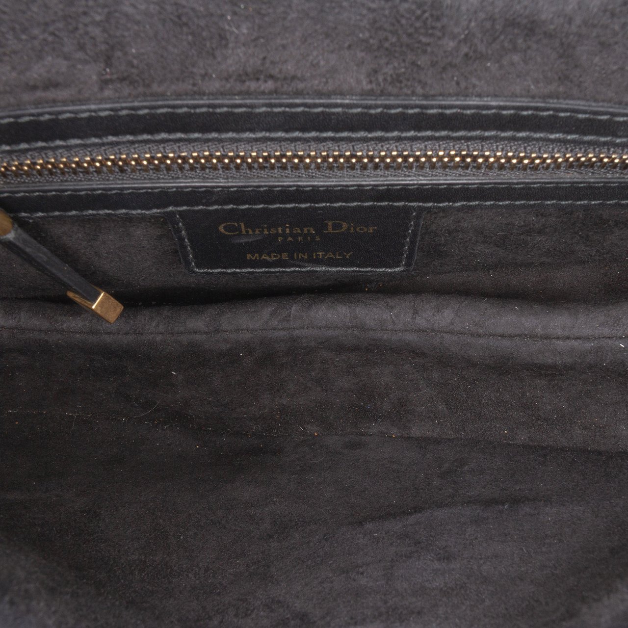 Dior Smooth Calfskin Saddle Bag Zwart