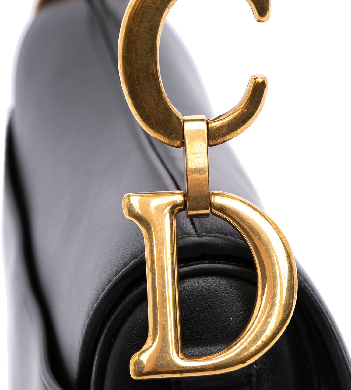 Dior Smooth Calfskin Saddle Bag Zwart