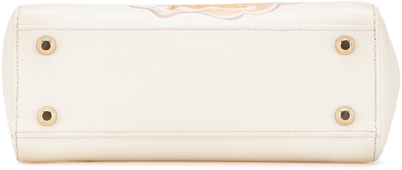 Dior DiorAmour Niki De Saint Phalle Mini Calfskin Sequins Lady Dior Wit