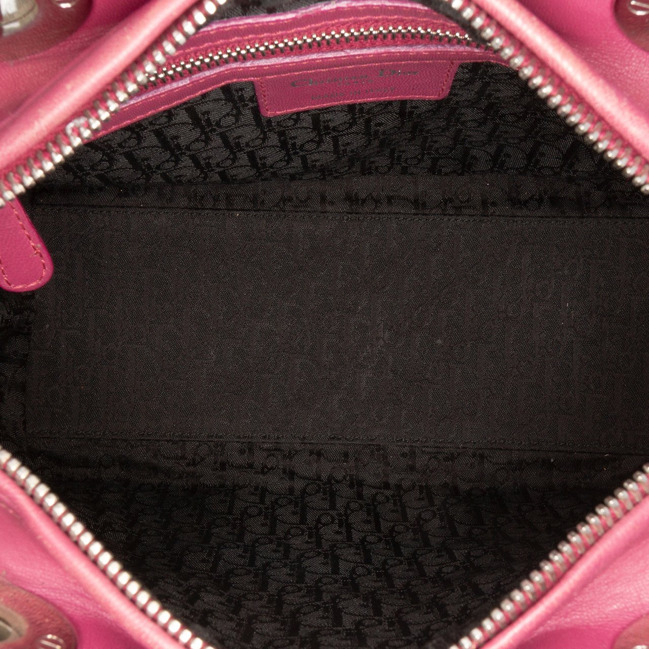 Dior Medium Lambskin Cannage Lady Dior Paars
