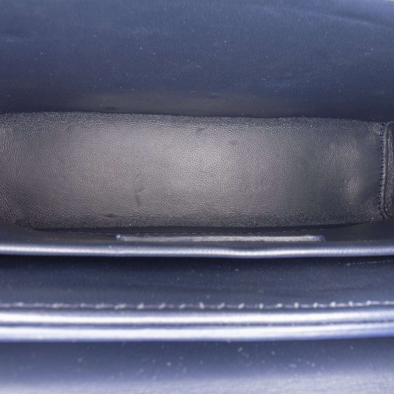 Dior Leather 30 Montaigne Box Bag Blauw