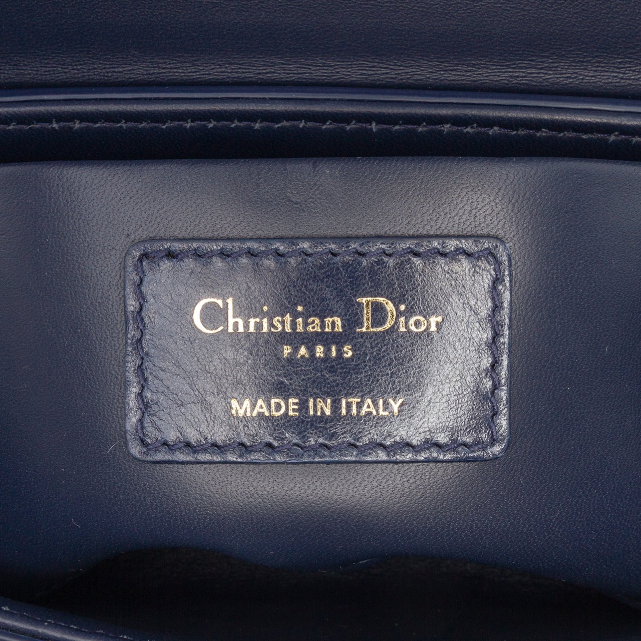 Dior Leather 30 Montaigne Box Bag Blauw