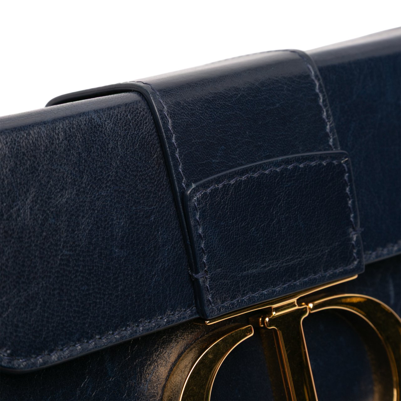 Dior Leather 30 Montaigne Box Bag Blauw