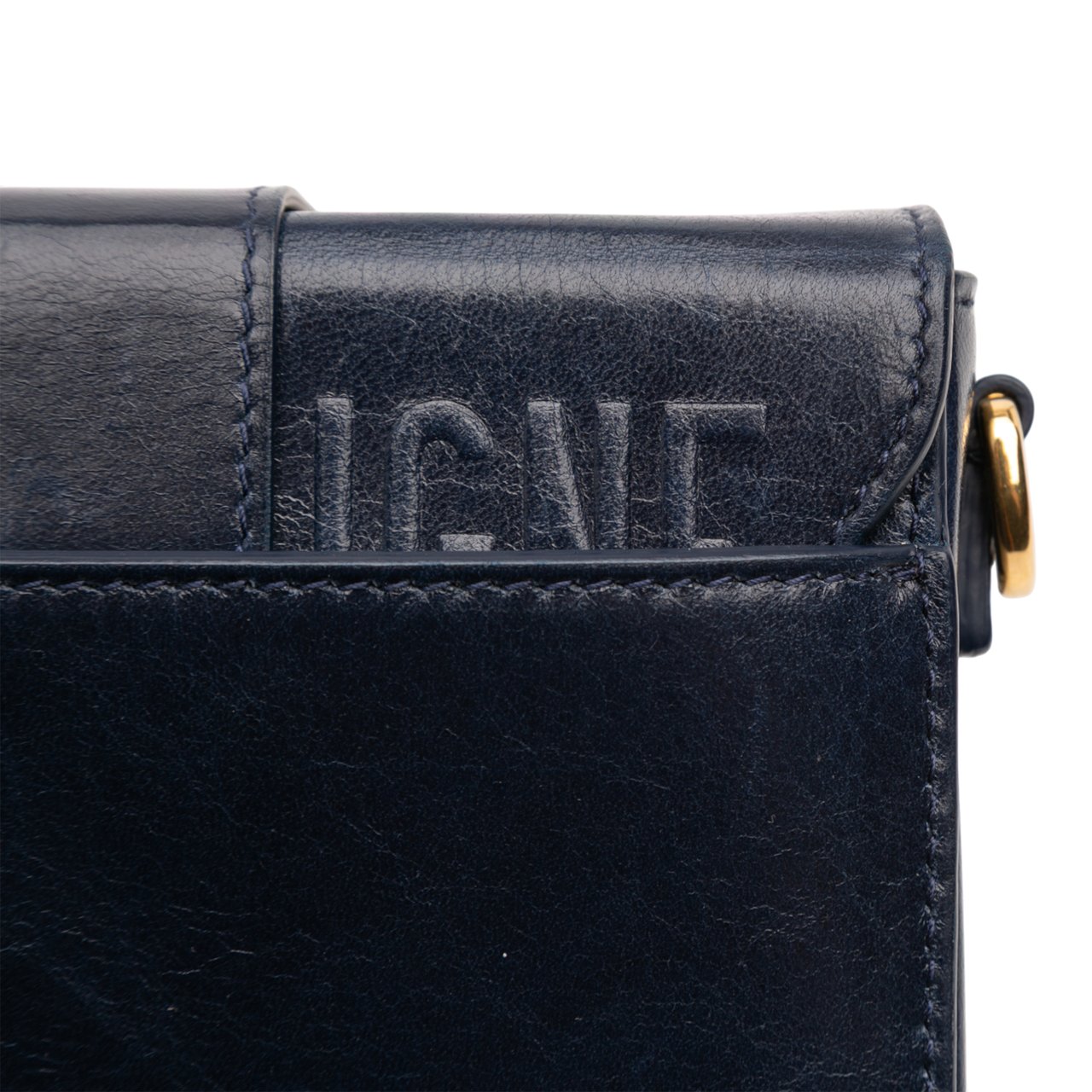 Dior Leather 30 Montaigne Box Bag Blauw