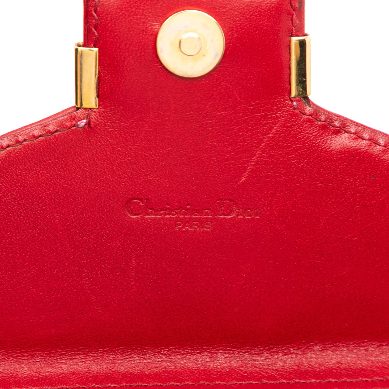 Dior Leather Handbag Rood