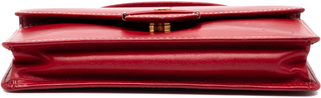 Dior Leather Handbag Rood