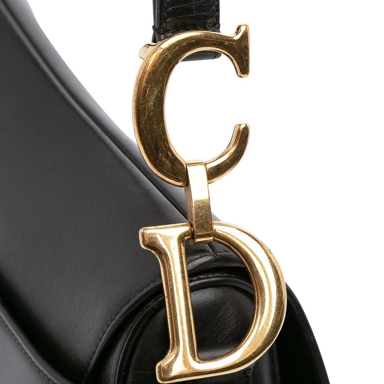 Dior Smooth Calfskin Saddle Bag Zwart