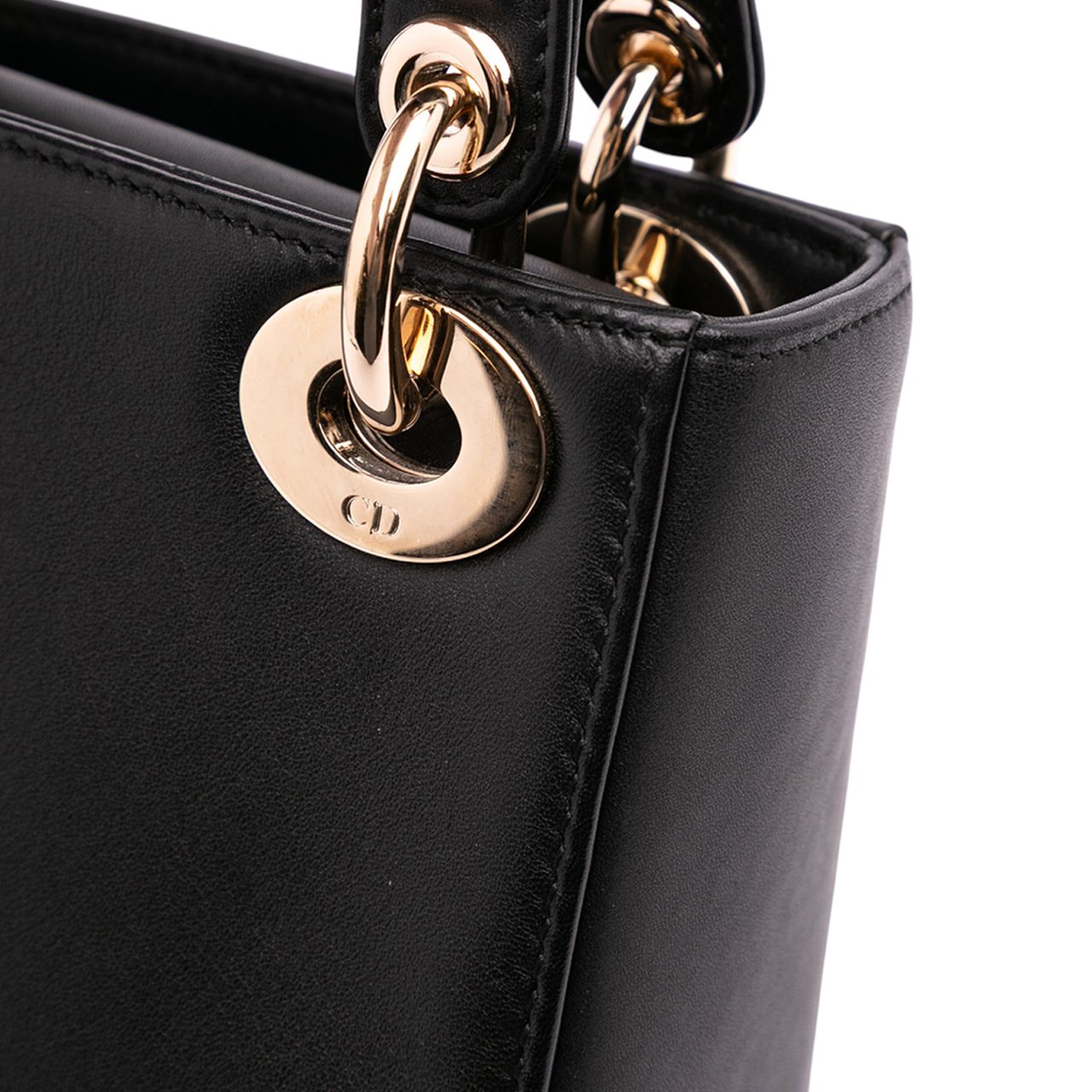 Dior Niki De Saint Phalle Mini Calfskin Heart Lady Dior Zwart