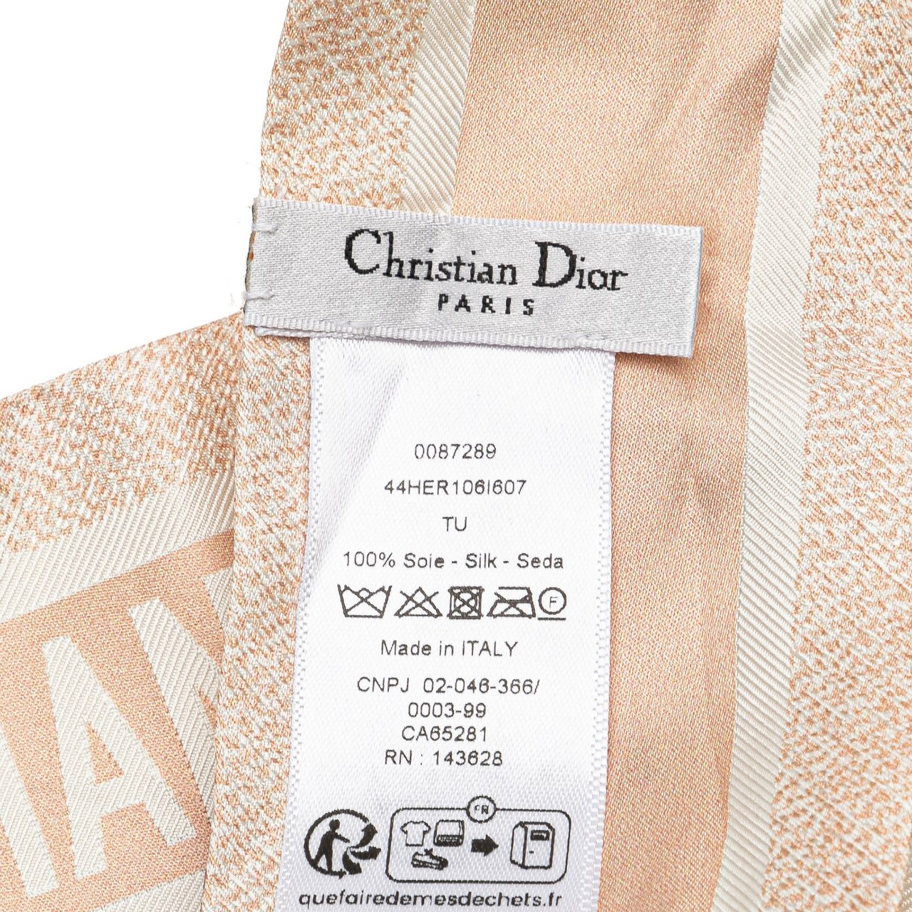 Dior Herbarium Mitzah Scarf Bruin