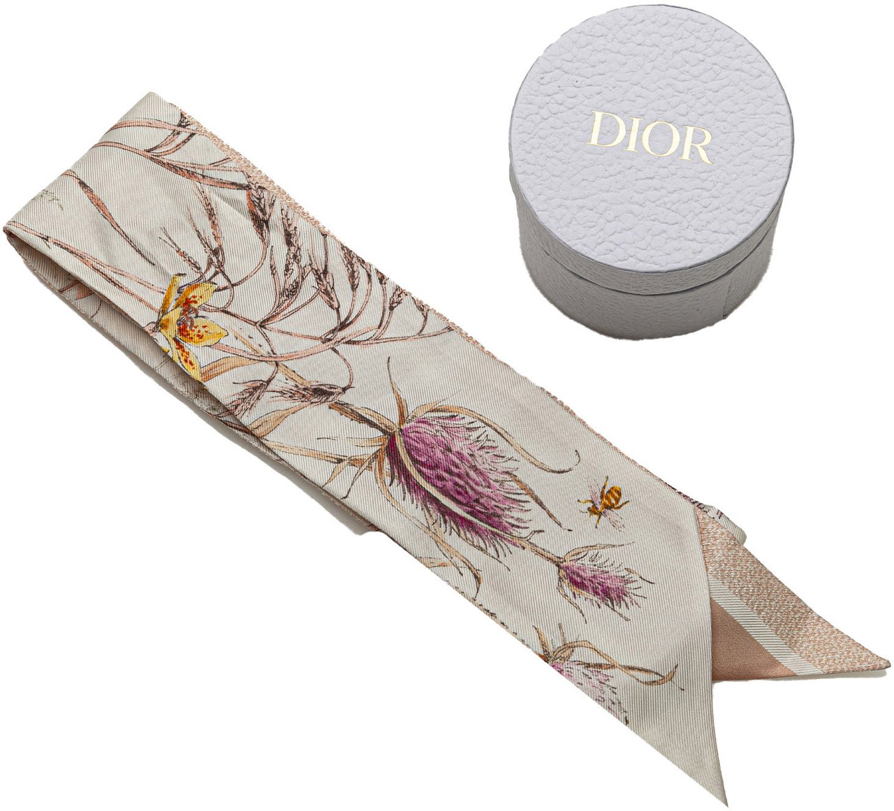 Dior Herbarium Mitzah Scarf Bruin