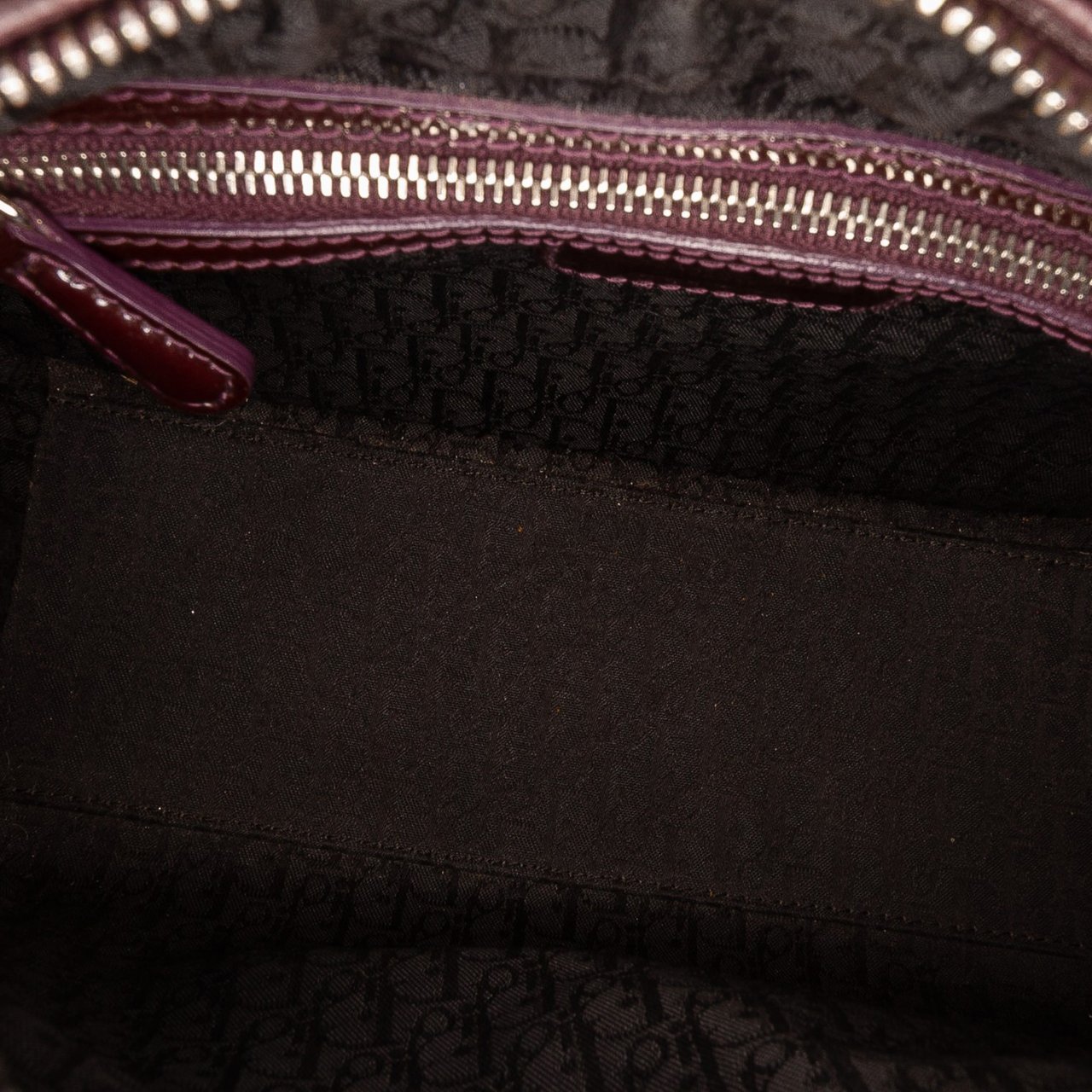 Dior Medium Patent Cannage Lady Dior Rood