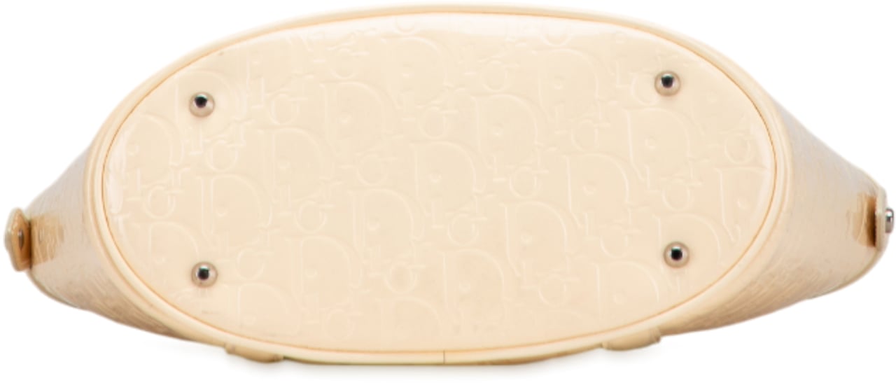 Dior Diorissimo Trotter Patent Tote Bruin