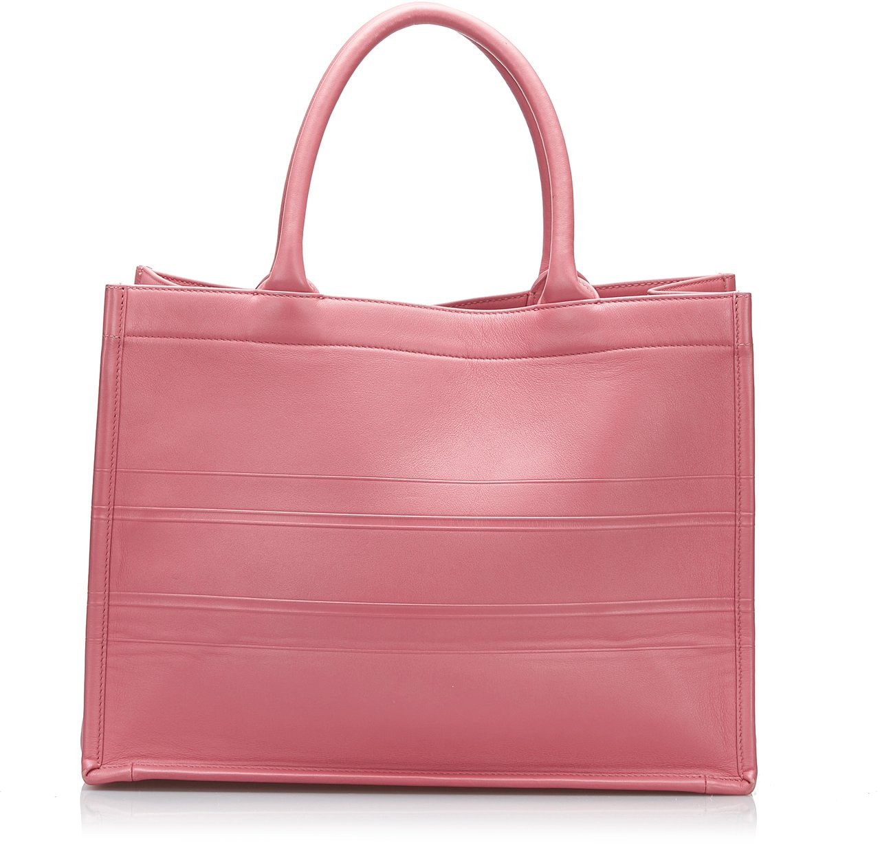 Dior Medium Embossed Book Tote Roze
