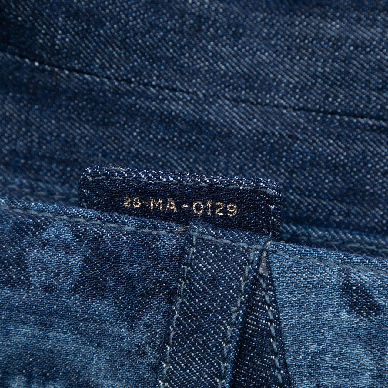 Dior Denim Tie Dye Saddle Bag Blauw