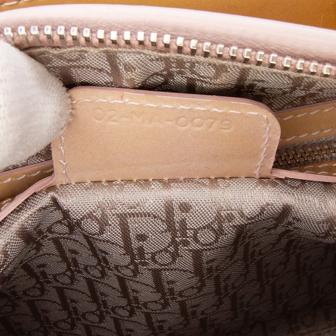 Dior Medium Patent Cannage Lady Dior Bruin