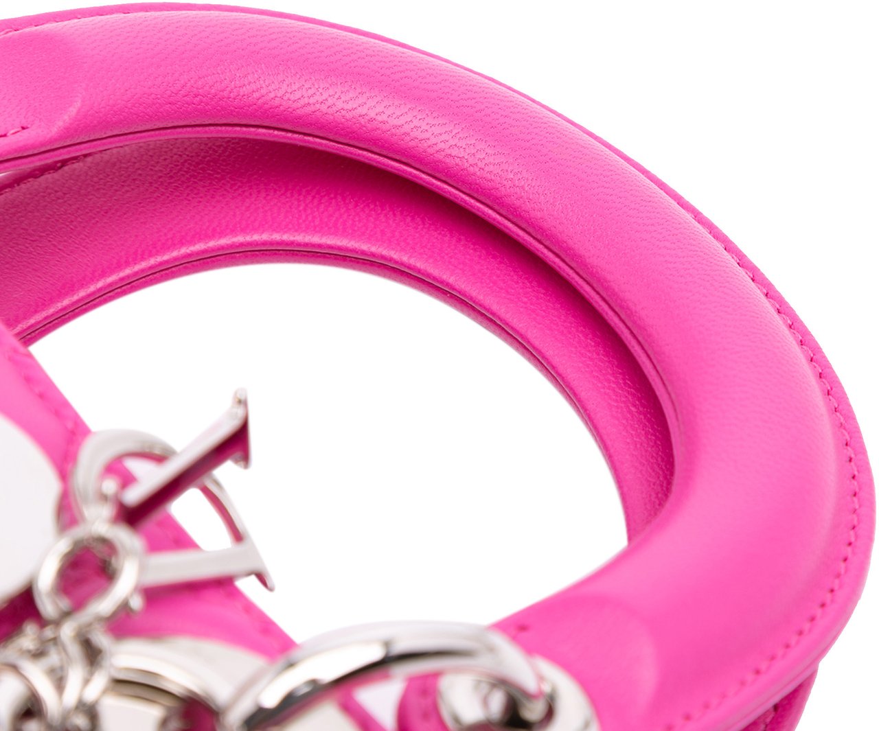 Dior Mini Lambskin Cannage Lady Dior Roze