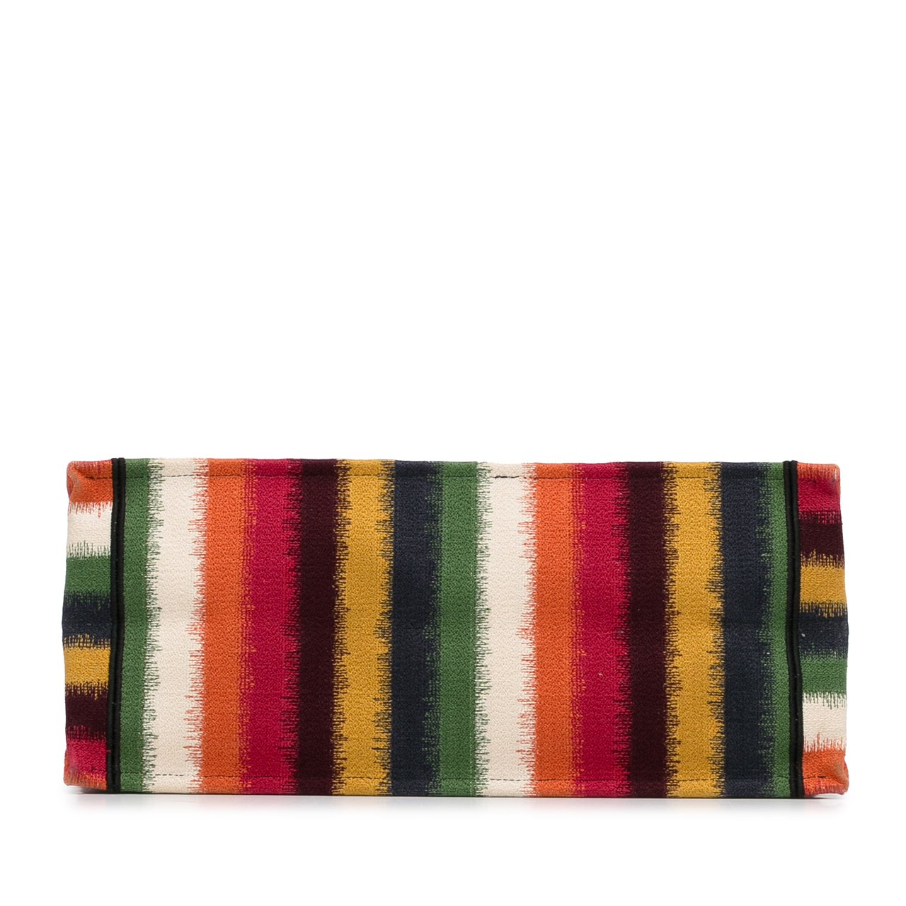 Dior Large Striped Book Tote Geel