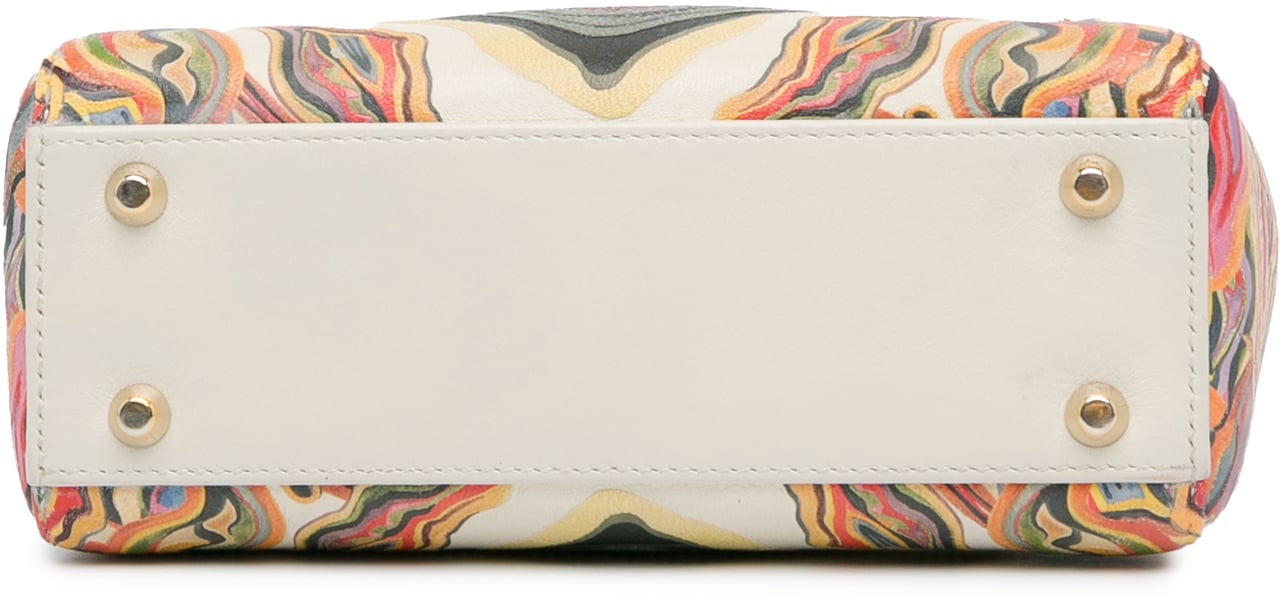 Dior Limited Edition Mini Calfskin Lady DiorAmour Lady Dior Wit