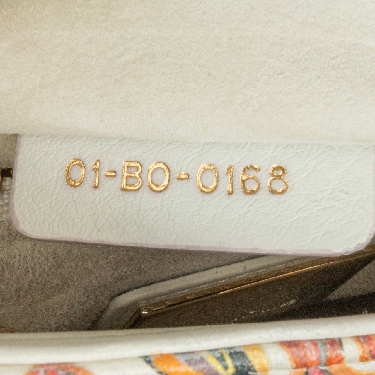 Dior Limited Edition Mini Calfskin Lady DiorAmour Lady Dior Wit