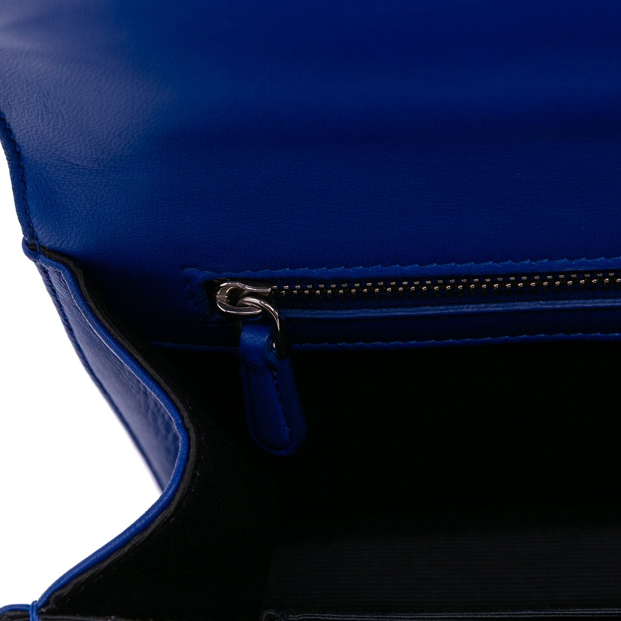 Dior Medium Lambskin Diorama Flap Blauw