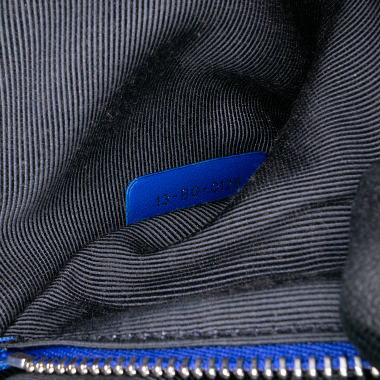 Dior Medium Lambskin Diorama Flap Blauw