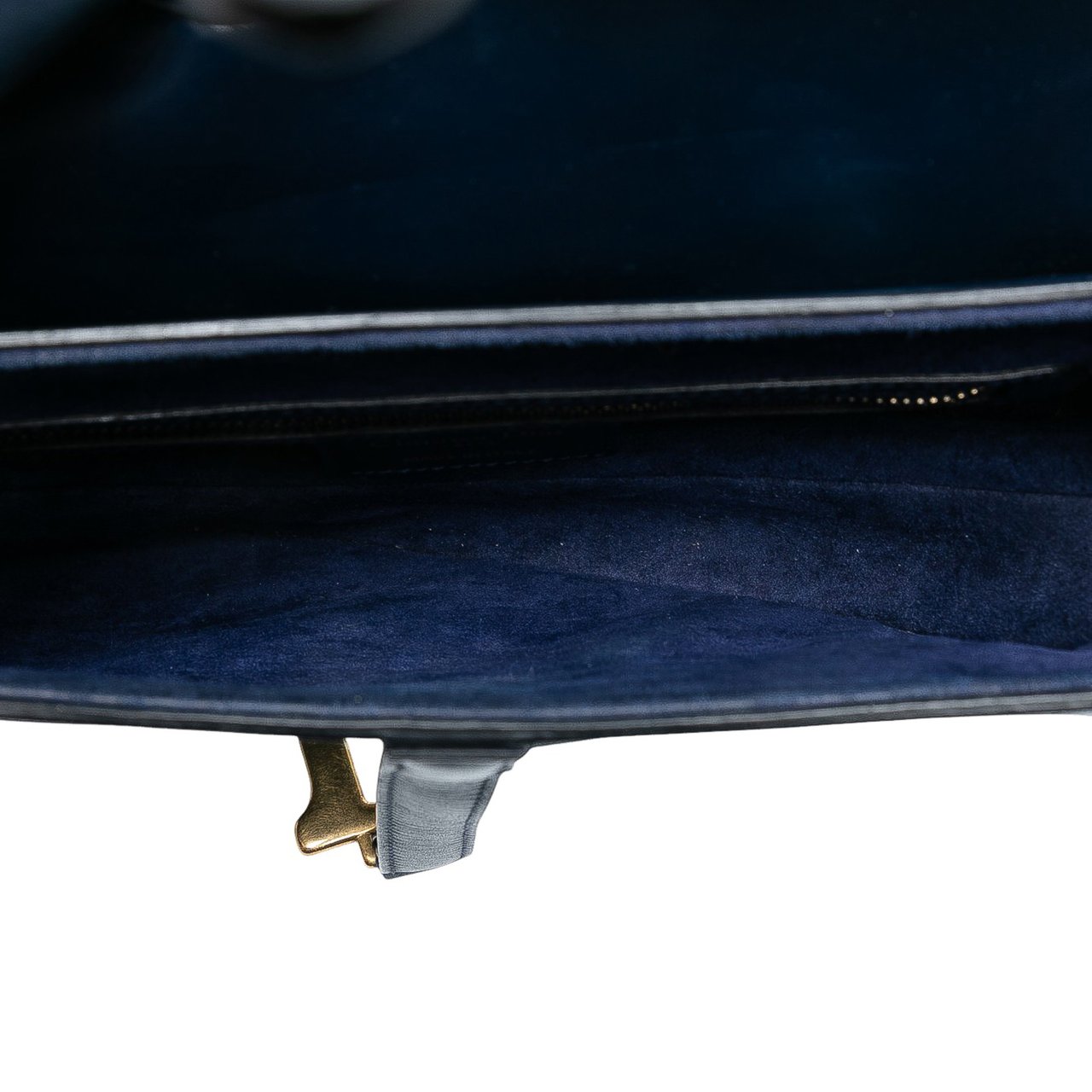 Dior Smooth Calfskin Saddle Bag Blauw