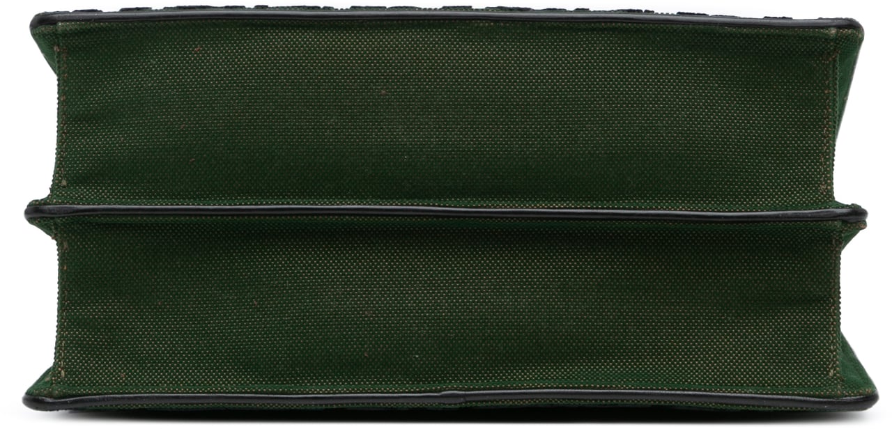 Dior Oblique Velvet Diorama Satchel Groen