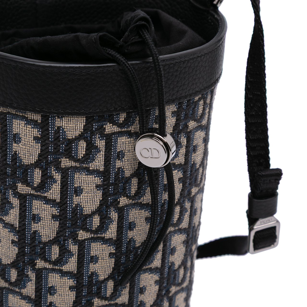 Dior Oblique Canvas Thermo Bottle Holder Blauw