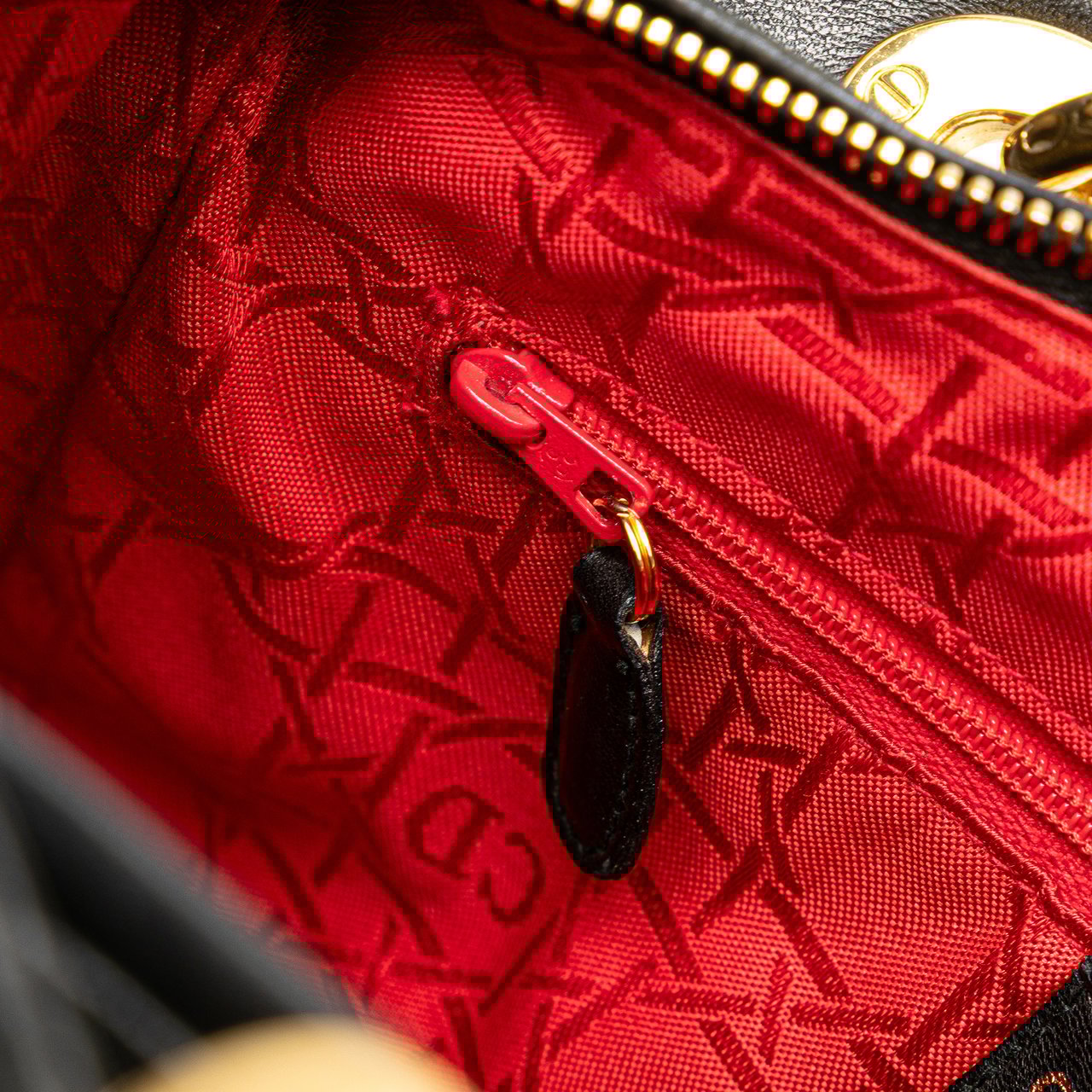 Dior Medium Lambskin Cannage Lady Dior Zwart