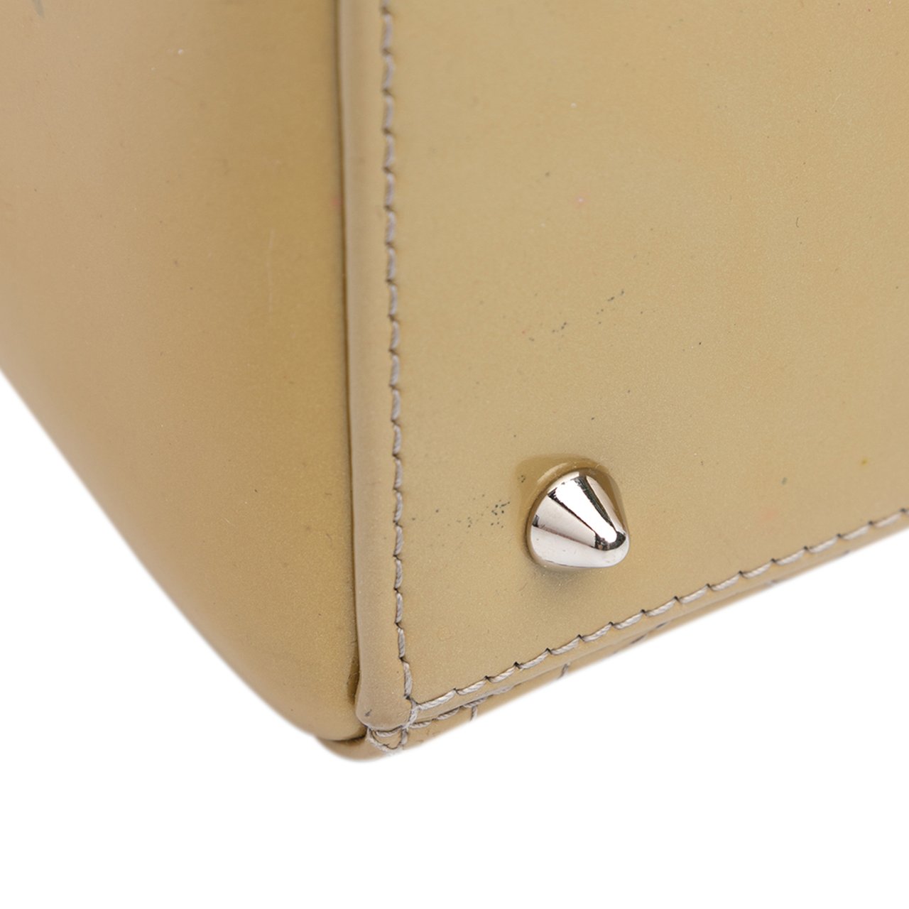 Dior Medium Patent Cannage Lady Dior Bruin