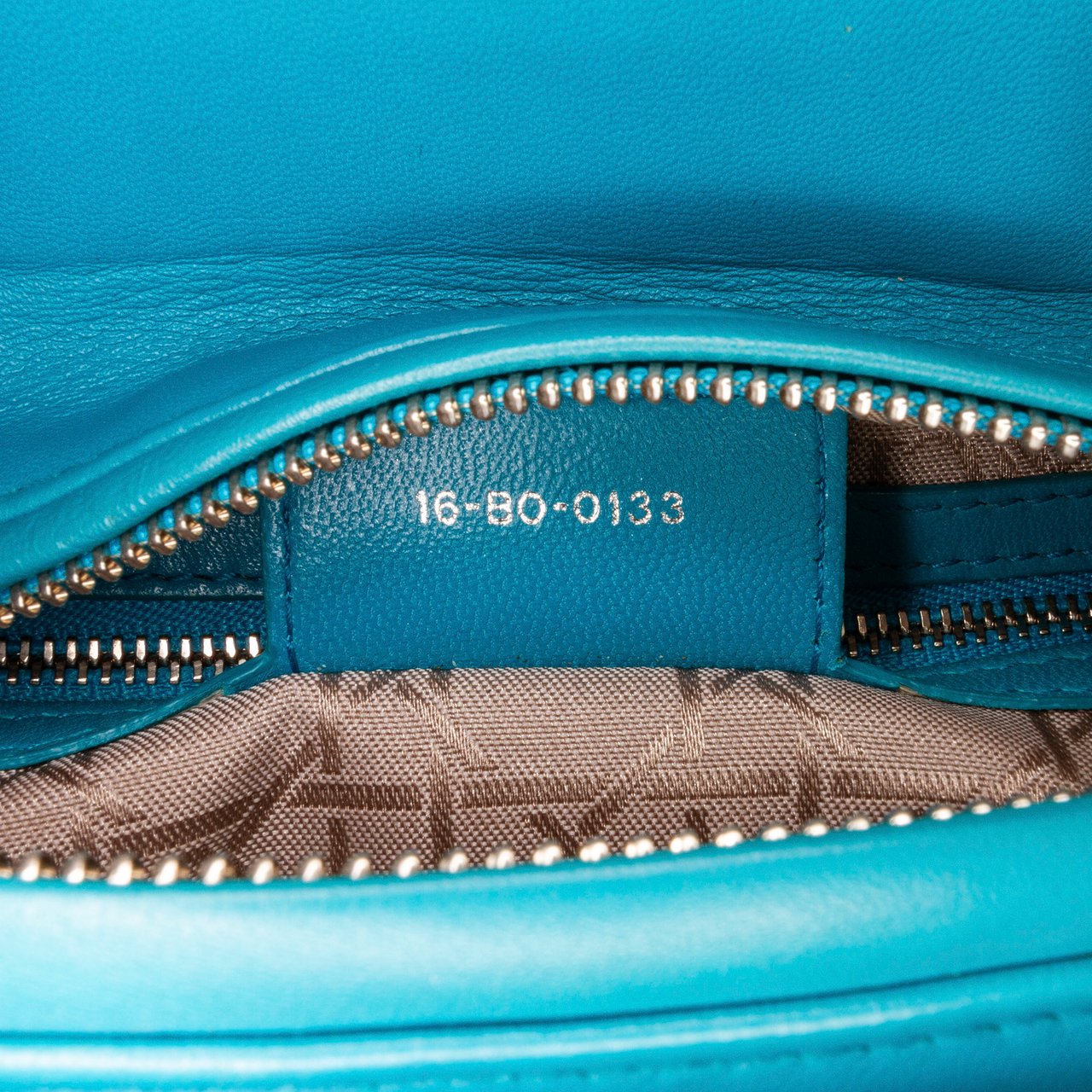 Dior Medium Lambskin Cannage Lady Dior Blauw