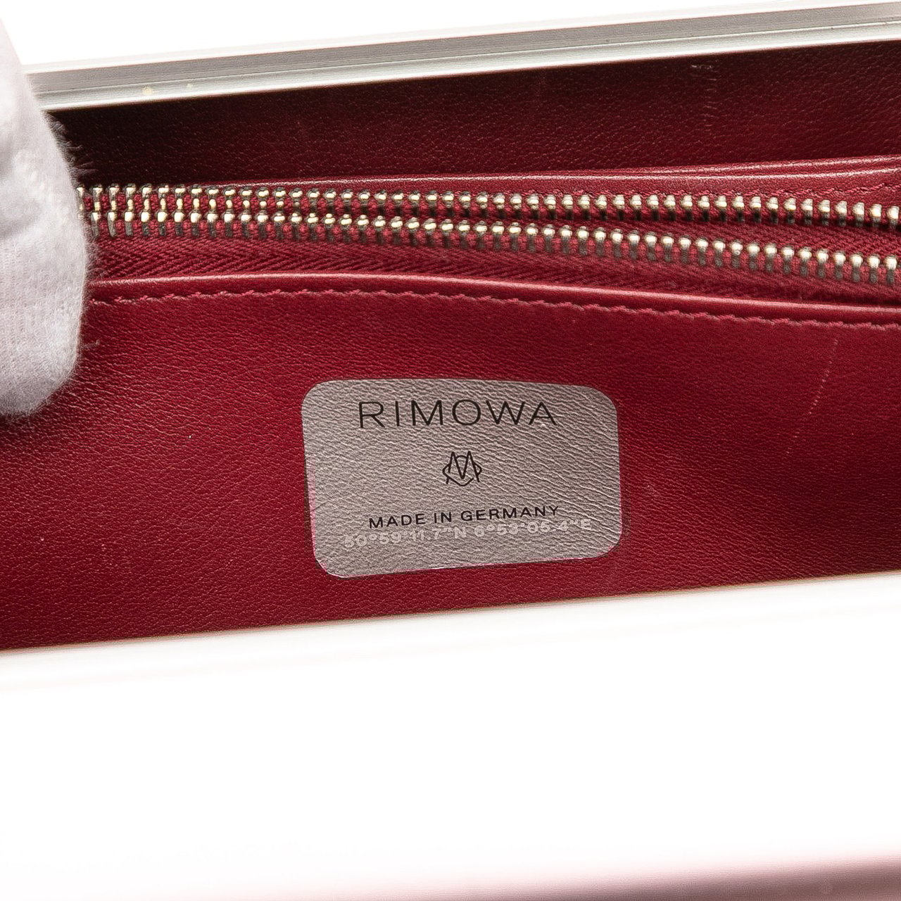 Dior Rimowa Aluminum Personal Clutch On Strap Roze