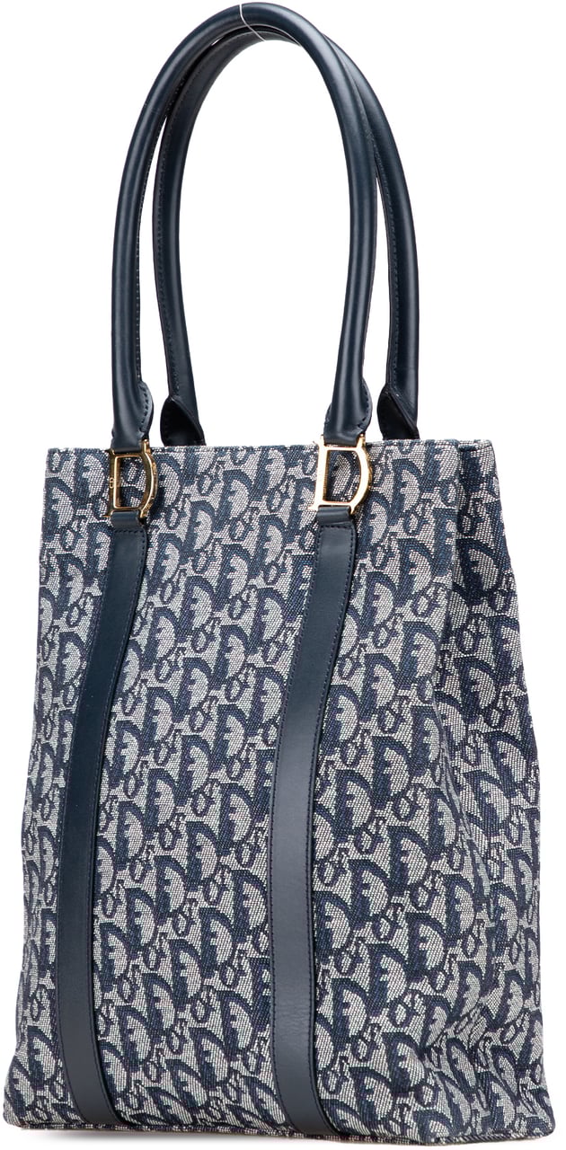 Dior Diorissimo Trotter Canvas Tote Blauw