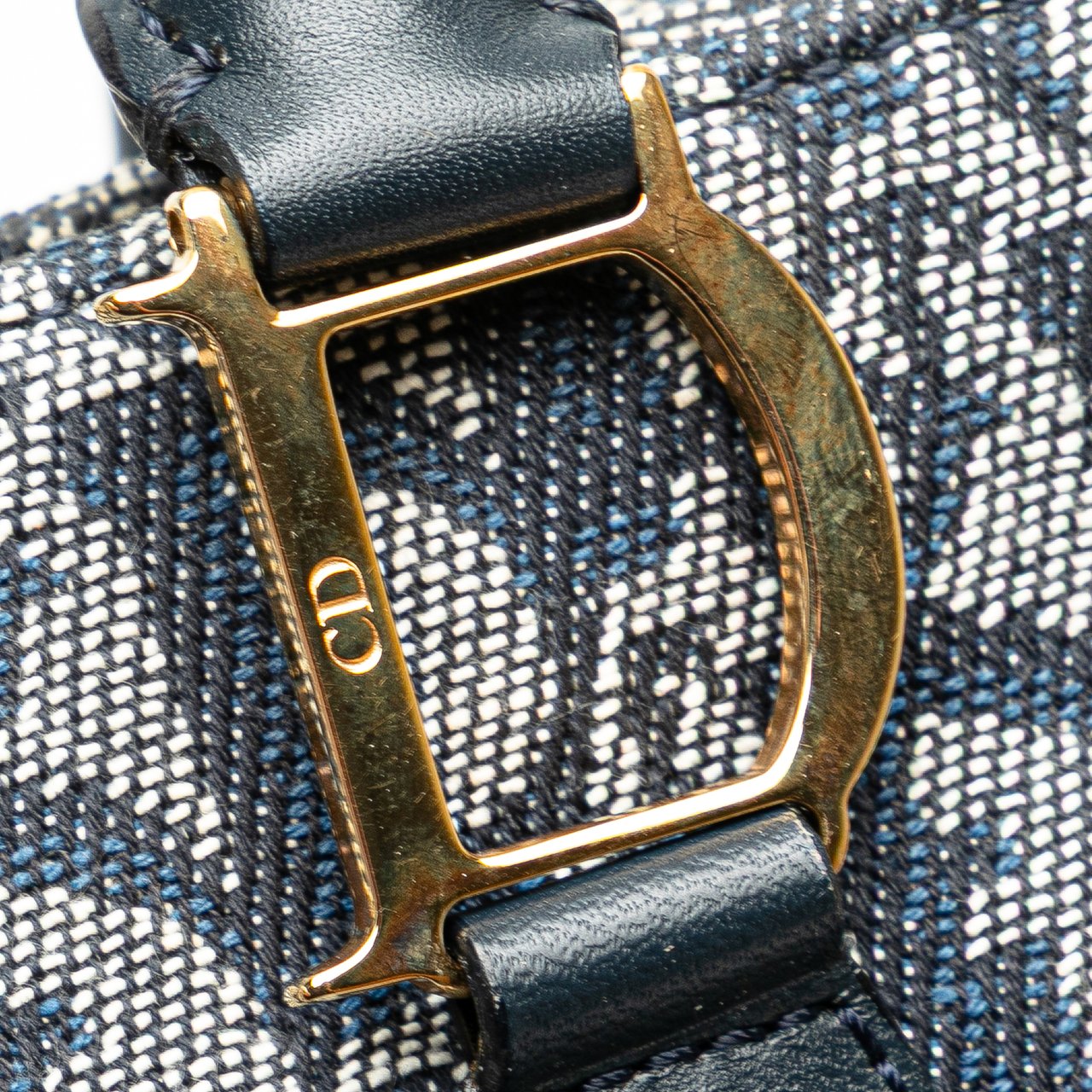 Dior Diorissimo Trotter Canvas Tote Blauw