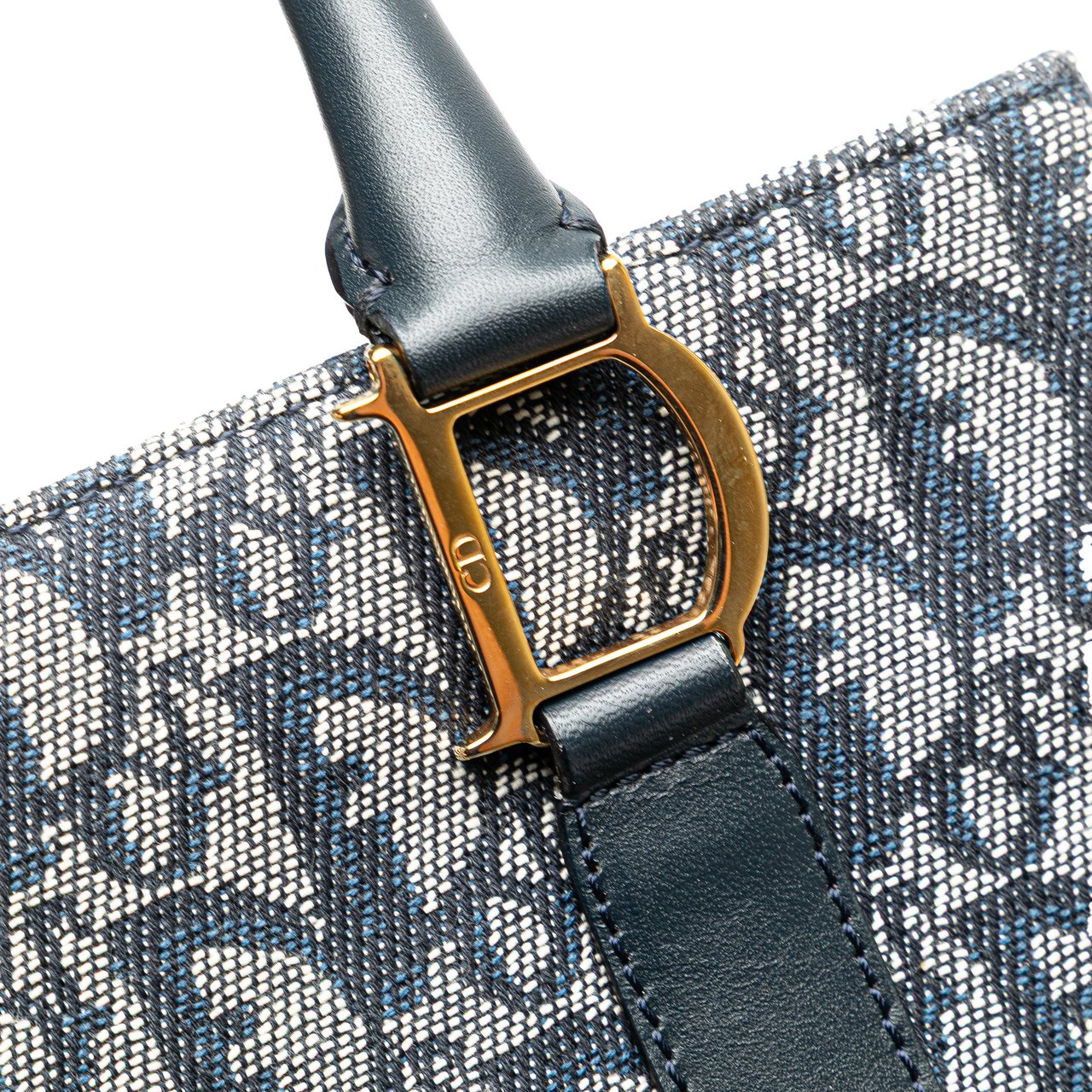 Dior Diorissimo Trotter Canvas Tote Blauw